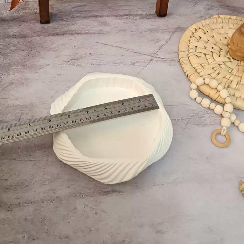 بیس خام ظرف شیار دار موج14 سانت